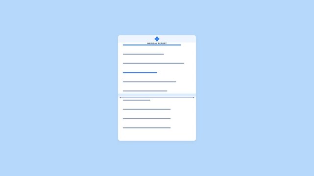 Progress Steps of Document Filling and Completion Icons