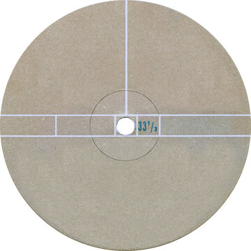 Vinyl vintage label, realistic photography, png isolated on transparent background for graphic design
