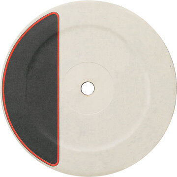 Vinyl antique label, realistic photography, png isolated on transparent background for graphic design