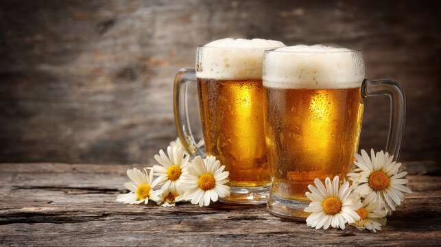 Oktoberfest Bier hintergrund.