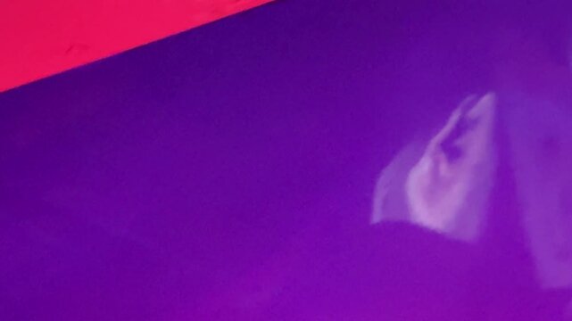 Abstract neon purple background split