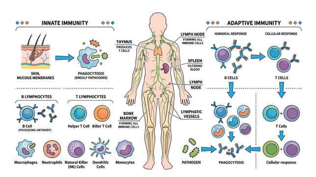 Human Immune System: Innate and Adaptive Immunity Explained
