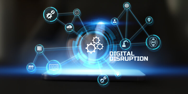 AI Artificial Intelligence and Digital Disruption for Business Automation and Innovation Strategy