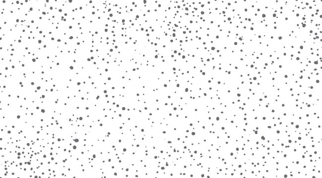 Scattered irregular gray dots on a white background abstract pattern texture