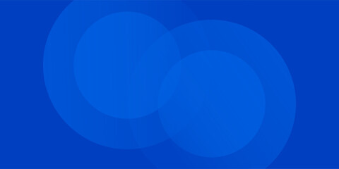 Fototapeta premium Blue gradient abstract circle shape background vector design