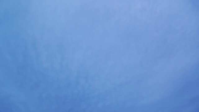 blue sky, clouds. time lapse