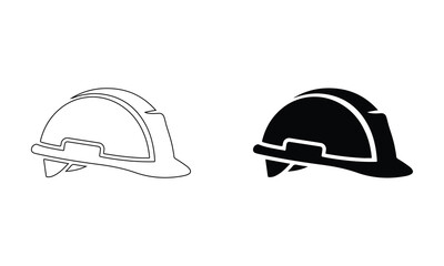 Fototapeta premium Minimalist chef hat and kitchen cap illustration. Professional cook headwear vector design for culinary branding.