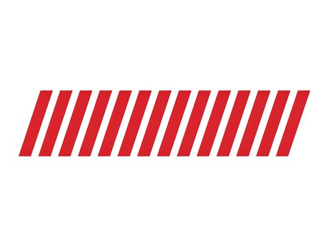 Red Diagonal Stripes Pattern on White Background parallel