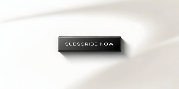 Minimalist subscribe button web interface.
