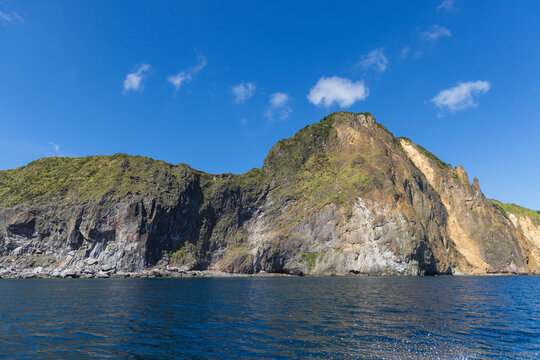 Scenic view of lush green Taiwan Guishan island
