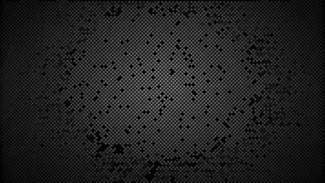 Dark gray carbon fiber mesh texture a repeating geometric pattern with subtle gradient shading grid