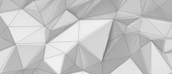 Detailed geometric polygonal mesh texture with intricate lines and shading creating depth © vegefox.com