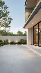 Contemporary Luxury Residential Building Surrounded with Modern Architecture and Elegant Exterior Design © Uncle-Ice
