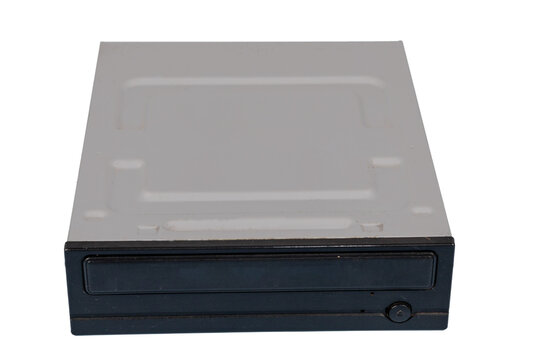 Internal CD/DVD Optical Drive Device Isolated on Transparent Background