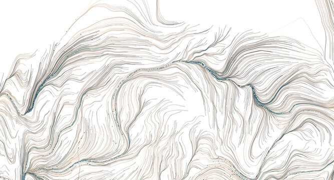 Abstract visualization of flowing lines, suggesting data streams or complex networks