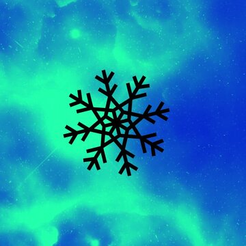 christmas snowflake background