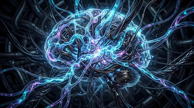 Artificial Intelligence Neural Network Technology Background