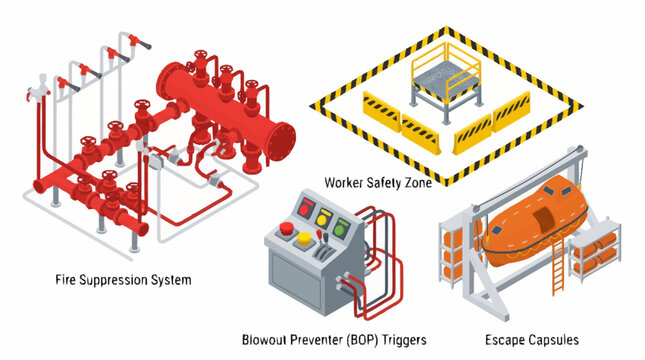 Industrial Fire Suppression System Equipment.