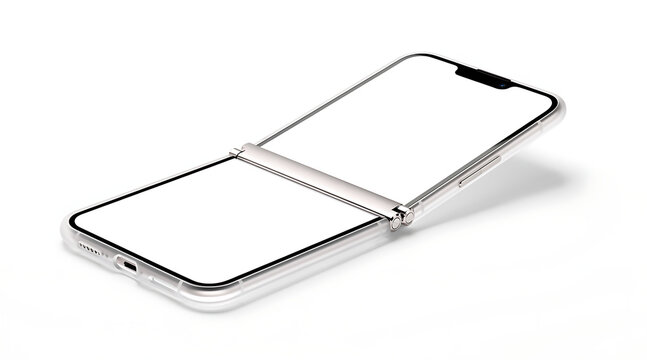 Modern foldable smartphone device technology.