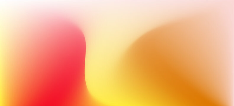 Blurred color gradient background, abstract red grain gradation texture, vector soft yellow texture blur abstract background