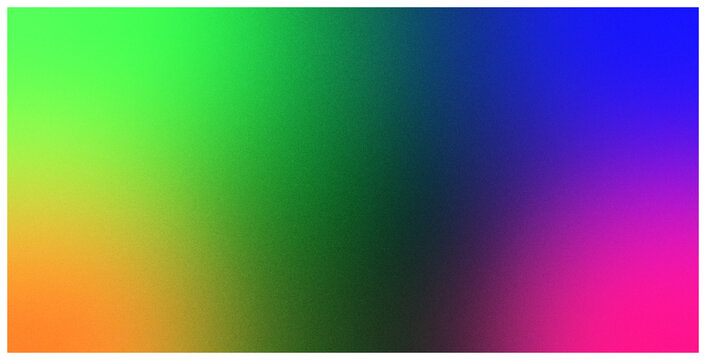 Vibrant multicolored blurred gradient with soft grainy texture overlay
