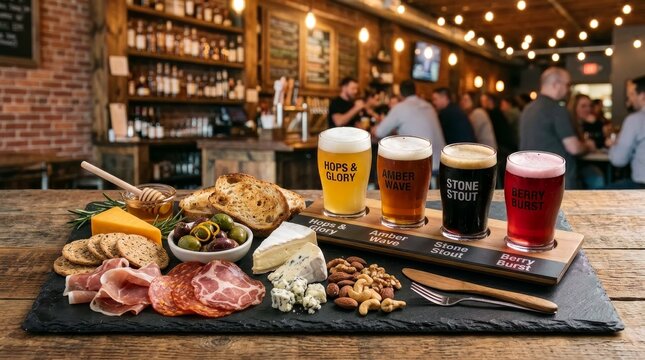Craft Beer Tasting with Appetizers