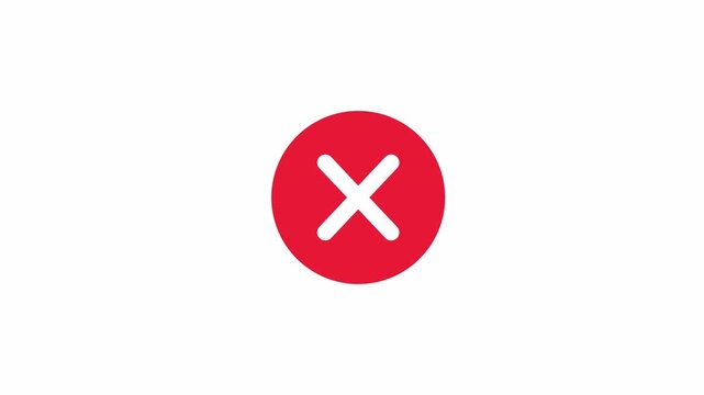 Red circle white cross icon is great for medical apps, social media, websites, and healthcare presentations. Modern graphic design element.