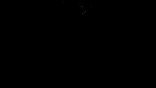 Fast particular particle lines green screen overlay for after effects, premium motion graphics template for action video editing and vfx background