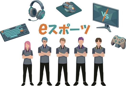 Eスポーツ・eスポーツの大会選手セット