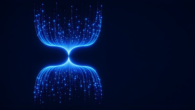 Artificial intelligence agent network diagram with connected security shield chat messaging document and programming code icons displayed on dark blue background