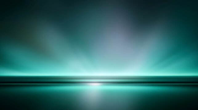 A futuristic digital background with glowing blue light beams reflecting on a smooth surface, creating a sci-fi and high-tech atmosphere.