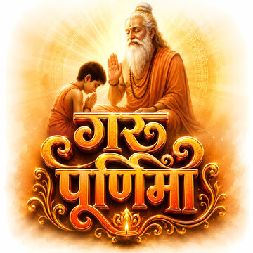 Guru blessing to disciple of guru Purnima day.