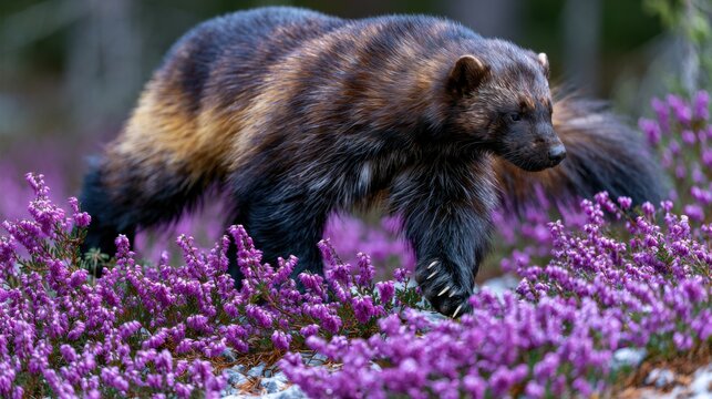Wolverine in Purple Heather