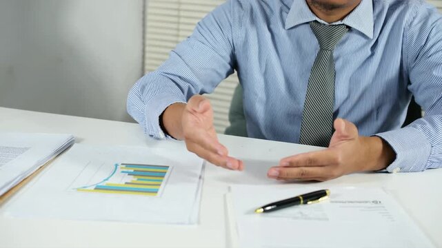 Sales explain the sales, purchase, lease, insurance or contract documents to the client and then ask them to sign them.
