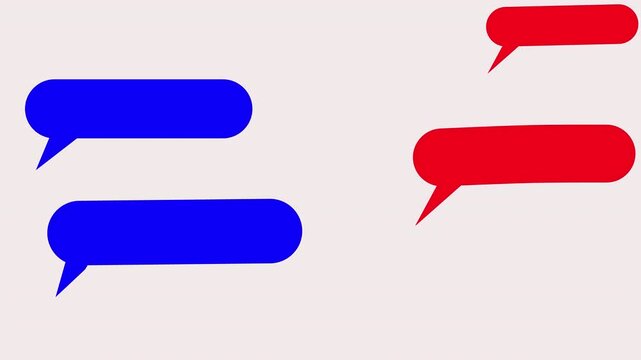 Text typing in messenger,  sending messages using mobile chat with transparent background.