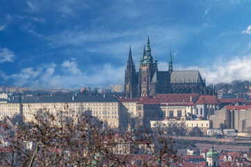 Obraz premium Daily cityscape with Prague architecture of Old Town