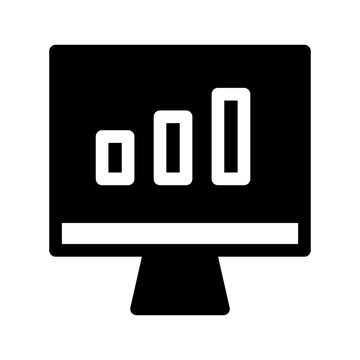 Data Driven Decision Icon Vector Symbol Design Illustration