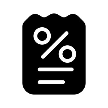 Tax Return Icon Vector Symbol Design Illustration