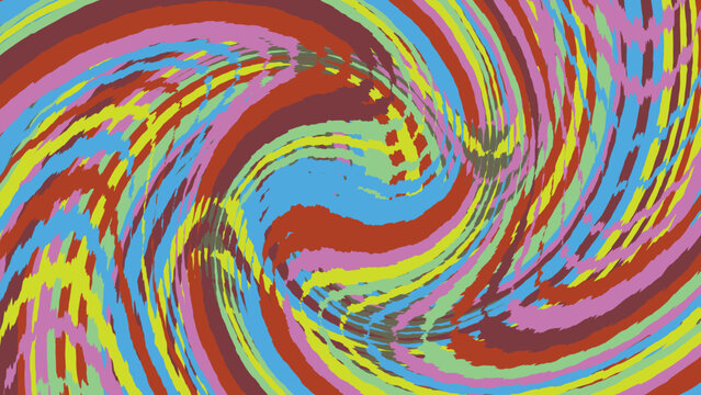 Vibrant multicolored abstract swirl pattern featuring flowing liquid wave motion creating dynamic artistic wallpaper design for modern surfaces.