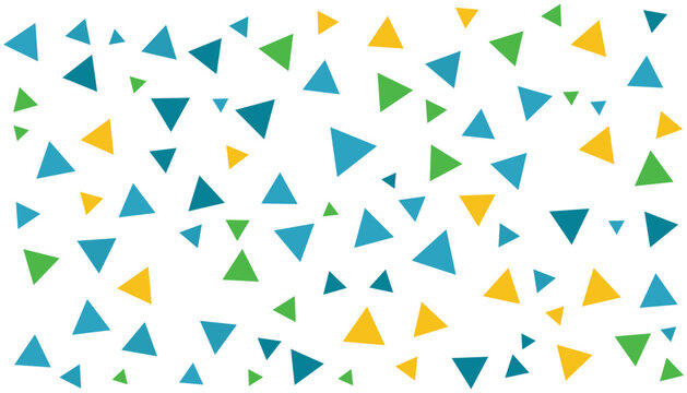 Colorful triangle shapes pattern background