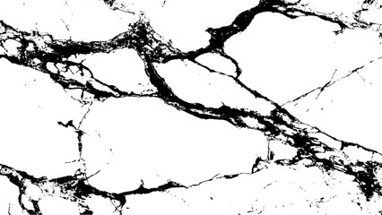 Obraz premium Marble texture with black veins on white background for design and decoration purposes only