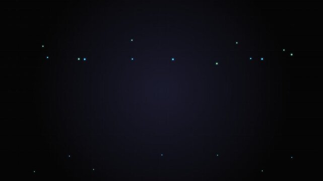 Minimalist starlight scattered across a deep black void in the night sky