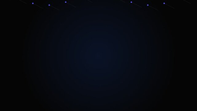 Minimalist abstract background with faint blue light streaks on black canvas