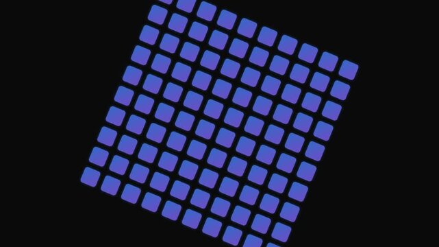 A grid of rounded purple square icons arranged in a uniform pattern design