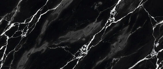 marble texture background featuring dramatic black surface with striking white veined pattern ideal for luxury interior design and premium print projects © UmmeFarhatunnesa