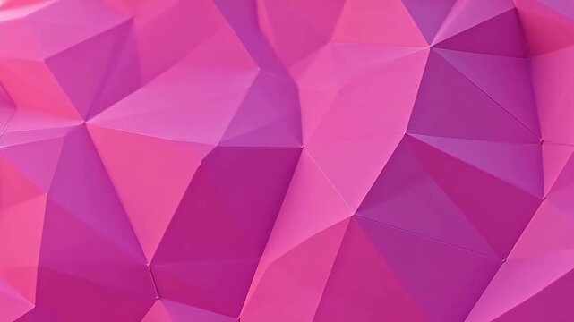 Abstract geometric pattern with pink triangles