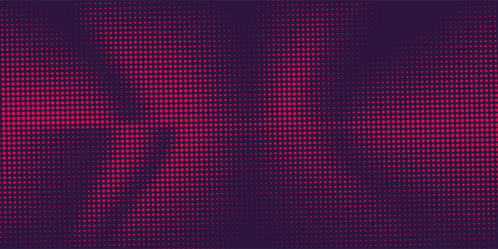 Monochrome printing raster, abstract vector halftone background.
