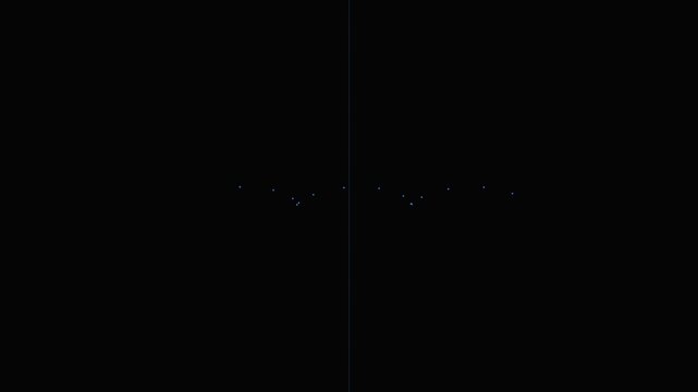 Minimalist white text on a solid black background for elegant design