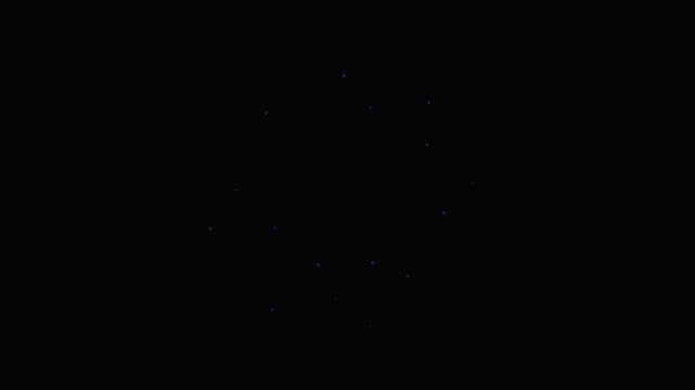 A single bright white firework explosion illuminating the dark night sky