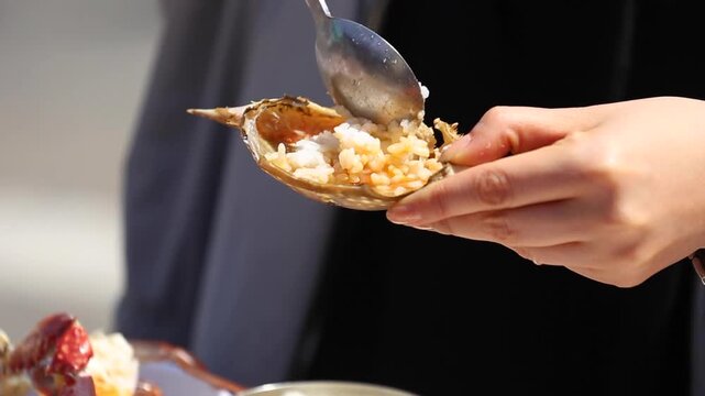 Korea blue crab cuisine soy sauce marinated ganjang gejang steamed soup rice gastronomy k food 꽃게 요리 꽃게간장게장 간장꽃게장 게장 꽃게찜 꽃게탕 꽃게등딱지비빔밥 한식 미식 식재료 수산물